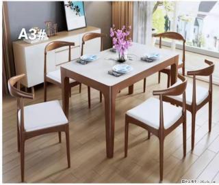 T08高级长方桌，胡桃色  1.35米带炉一桌四椅650元，现货11套。 - 定西28生活网 dx.28life.com